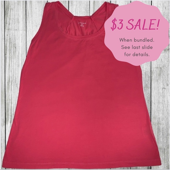 Lands’ End Soft sleeveless comfortable cozy casual tank top in salmon Pink peach